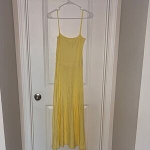 Commense Sunny Yellow Spaghetti-Strap Maxi Dress
